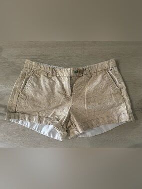 Tommy Hilfiger Beige Floral Mid Waist Women’s Shorts